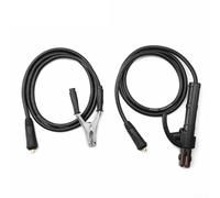Pumixiy Cable de abrazadera de tierra de soldadura 300A con mango aislado para máquina inversora de soldadura de arco MMA Construcción de cobre Equipo profesional 10/16/23 pulgadas (10 pies/3 m)