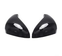 Pumixiy Carcasa exterior de espejo de coche para 207 2006-2015 | Para juego de carcasa de espejo imprimado negro ABS duradero | Compatible con 9680194877 9680194977 | Par izquierdo derecho