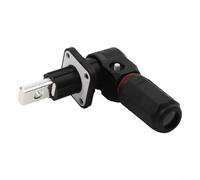 Pumixiy Conector de almacenamiento de energía de un solo núcleo terminal rápido IP2X protección anti táctil para telecomunicaciones estación base sistema de batería de energía 200A negro (120A-negro)