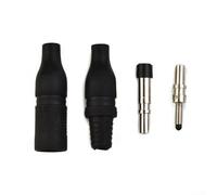 Pumixiy Conector de cable de panel solar macho hembra IP67 nominal 30A DC1500V conector fotovoltaico 2.5-6mm2 Cable de cobre estañado Contacto UL94-V0 certificado (1 par)