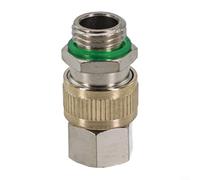 Pumixiy Conector profesional de liberación rápida de cobre, accesorio de rociador agrícola, acoplamiento de manguera de alta presión, para sistema de agua de bomba de émbolo (recogida rápida pequeña)