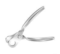 Pumixiy Cortador de cola de caracol de acero inoxidable, herramienta de corte de caracol con mango antideslizante, tijeras de cocina multifunción con abridor de botellas para mariscos