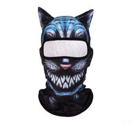 Pumixiy Funda de protección solar con diseño de estampado animal, polaina multifuncional UV para cara y cuello para deportes al aire libre, transpirable, unisex, para senderismo (DW229013 código medio