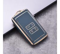 Pumixiy Funda para llave de coche para Koleos Kadjar 2016-2019 - Funda para llave de 4 botones con protección completa, diseño duradero a prueba de golpes y resistente a los arañazos (azul oscuro)