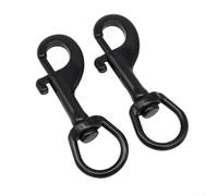 Pumixiy Gancho giratorio de acero inoxidable de 80 mm para buceo, 316 grado marino, antioxidante, perno giratorio con anillo giratorio de 360°, multiusos, para camping, correa para mascotas, uso de