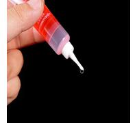 Pumixiy Grasa y aceite transparente para carrete de pesca, 20 ml, para mantenimiento de engranajes y rodamientos, rojo para rodamientos, azul para engranajes, piezas de carrete y reparación