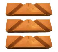 Pumixiy Herramienta afiladora manual de brocas para moler, guía de ángulo de afilado de plástico para restauración de brocas de 118° y 135° (3 unidades, naranja de 90°)