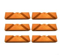 Pumixiy Herramienta afiladora manual de brocas para moler, guía de ángulo de afilado de plástico para restauración de brocas de 118° y 135° (6 unidades, naranja 135°)