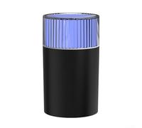 Pumixiy Humidificador USB móvil y escritorio de aromaterapia con 300 ml de agua para dormitorio, tanque ambiental colorido y funcionamiento silencioso para difusor LED Plus (negro)