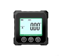 Pumixiy Indicador de ángulo magnético digital con pantalla LCD, inclinómetro de carga rápida tipo C con rotación automática de pantalla y métodos de cálculo de ángulo múltiple