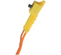 Pumixiy Interruptor de mango de pulverizador eléctrico con cable de control de doble cable, válvula de control de flujo giratoria y anticongelante para manguera de PVC reforzada con rosca de 18 x 1.5