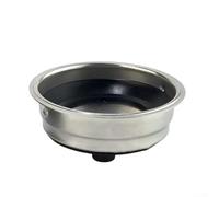 Pumixiy Juego de cesta de filtro de acero inoxidable de 51 mm, accesorios para máquina de café, compatible con múltiples marcas de cafeteras de un solo disparo (individual)