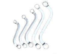 Pumixiy Juego de herramientas mecánicas con llaves de caja tipo S de 12 puntos, puntas estriadas para acoplamiento con sujetadores, cuerpo recubierto de cromo