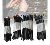 Pumixiy Juego de manguitos de aislamiento eléctrico, tubos termorretráctiles de 3 mm, 4 mm, 5 mm, 6 mm, para protección de conexión de cables, kit de tubos retráctiles