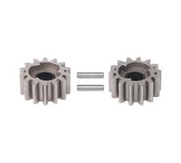 Pumixiy Juego de piñones de metal de 14 dientes con pasadores de transmisión, kit de piñón de accionamiento de cortacésped, para pieza de repuesto de transmisión de cortacésped