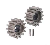Pumixiy Juego de piñones de metal de 14 dientes, con pasadores de transmisión para cortacésped, piezas de repuesto izquierda y derecha, compatible con Brast For Daye para Gude para Rotenbach