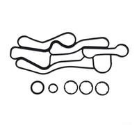 Pumixiy Junta de sellado de enfriador de aceite de motor y juntas tóricas de repuesto para Range Rover Sport 3.0L Discovery LR040738 Kit de goma