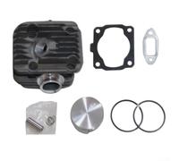 Pumixiy Kit completo de pistón de cilindro de 40 mm con sellos de montaje de varilla de piezas de repuesto compatibles con componentes de reconstrucción de motor de motosierra MS200 MS200T