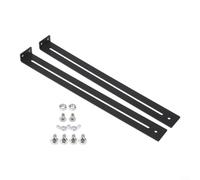 Pumixiy Kit de reparación de cajones de acero, accesorios de reparación de muebles, soportes con herrajes de refuerzo para cajones de gabinete, muebles de madera MDF de 13 a 24 pulgadas (1 juego)