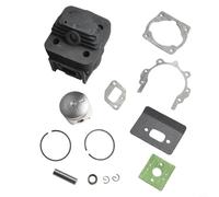 Pumixiy Kit de reparación de motor desbrozadora: cilindro y pistón de 44 mm para Timbertech MFS52 / -2TL-52 / MS52-2TL - Dos piezas de repuesto con hardware