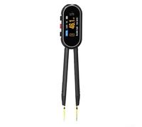 Pumixiy LT1 - Medidor digital de abrazadera de puente ESR LCR para medición de inductancia de capacitancia de resistencia con pantalla IPS de 1.14 pulgadas, 4 voltajes de prueba de carga USB-tipo C