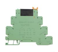 Pumixiy Módulo de chip delgado de estado sólido para relé de 6,2 mm con terminal de resorte para aplicaciones Montaje en riel DIN 40-300 V CA, diseño compacto