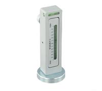 Pumixiy Nivel de inclinación de automóvil para coche, herramienta de alineación de cuatro ruedas con base magnética, ajustable -5° a +5°, medidor de medición de aleación de aluminio