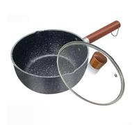 Pumixiy Olla de leche con revestimiento antiadherente de piedra Maifan, multiusos para alimentos de bebé y cocina de sopa, compatible con inducción y estufas (G)