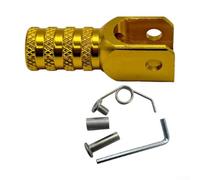 Pumixiy Palanca de cambios de aluminio para motocicleta Enduro Dirt para palanca de cambios de bicicleta, repuesto para ajuste en la mayoría de motocicletas y ATV (amarillo)