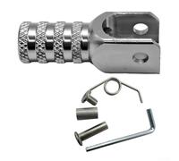 Pumixiy Palanca de cambios de aluminio para motocicleta Enduro Dirt para palanca de cambios de bicicleta, repuesto para ajuste en la mayoría de motocicletas y ATV (plateado)