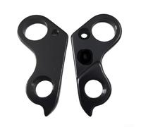 Pumixiy Percha de cambio trasero para bicicleta, montaje directo, aleación de aluminio CNC, para bicicletas de carretera y montaña, pieza de repuesto negra de 53 x 27,5 x 8 mm