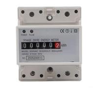 Pumixiy Riel DIN de aislamiento de acoplamiento para un medidor de energía de fase Indicador de pulso óptico que tiene vatímetro 230v 5 (100) Digital Single