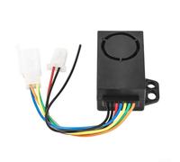 Pumixiy Sistema de alarma eléctrica para bicicleta, con control remoto doble, dispositivo antirrobo de arranque sin llave, para bicicleta eléctrica y scooter, compatible con 36 V-72 V (6 pines)