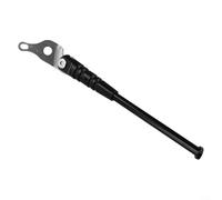 Pumixiy Soporte de aleación de aluminio de una sola pierna, para bicicletas plegables Brompton, soporte lateral de bicicleta mecanizado CNC ajustable, pieza de repuesto ligera de 210 mm (negro)