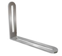 Pumixiy Soporte de ángulo de 90 grados | Soporte de esquina de acero inoxidable | Fijación de esquina resistente | Soporte de estante en forma de L para conexión de junta de madera (B)