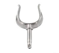 Pumixiy Soporte de enchufe de acero inoxidable 316 para barco de fila, soporte de paleta de montaje lateral, resistente a la corrosión de grado marino, para kayak, canoas, barcos pequeños, plateado