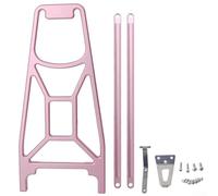 Pumixiy Soporte trasero plegable de aluminio CNC para bicicletas P Line y C Line con acabado anodizado y sistema de montaje (rosa)