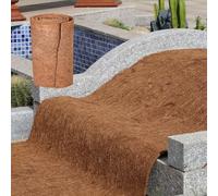 Pumixiy Tapete para plantas de coco para aislamiento térmico y transpirabilidad, alternativa al mantillo de corteza de jardín, uso en interiores y exteriores, tapete para tomar el baño de tortuga, (25