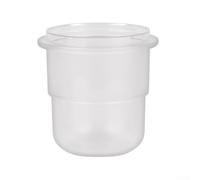 Pumixiy Taza de pesaje de granos de café de 58 mm para Gaggia y For, taza dosificadora de policarbonato duradera con cuerpo transparente para mediciones precisas de espresso (transparente)