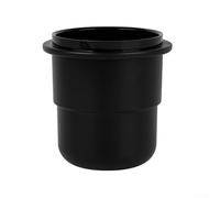 Pumixiy Taza de pesaje de granos de café de 58 mm para Gaggia y For, taza dosificadora de policarbonato duradera con cuerpo transparente para mediciones precisas de espresso (negro)