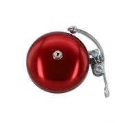Pumixiy Timbre de aluminio rojo para bicicleta infantil, anillo de manillar retro con sonido fuerte de 90-100 dB, compatible con scooters de montaña, carretera, plegables y eléctricos