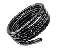 Pumixiy Tubo de conducto corrugado PE rollo de 100m, alambre flexible, para marina eléctrica automotriz, manga de protección de cable resistente al aceite de abrasión AD10/11/13 (AD11)