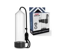 PUMP ADDICTED - BOMBA ERECCION RX5 TRANSPARENTE CON VIBRADOR