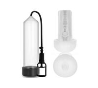 PUMP ADDICTED - BOMBA ERECCION RX7 TRANSPARENTE CON MASTURBADOR