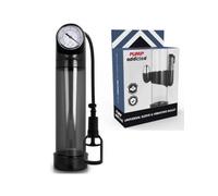 PUMP ADDICTED - BOMBA ERECCION RX9 NEGRO CON VIBRADOR