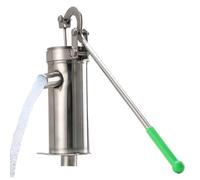 Pump - Bomba de agua manual - Stainless Steel Hand-Cranked Deep Well | 10 m (1 unidad) Heavy-Duty Suction Tool For Home Garden Irrigation Patio And Farm Underground Water Extraction
