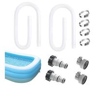 Pump Hose, Filter Pipe, 1.5 Inch Pool Circulation Replacement Tube for Flow Protection, Sturdy Plumbing Maintenance Tool Water Cleaning, Repair and Outdoor System Upkeep