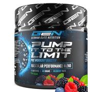 Pump it to the Limit - Pump Booster Sin Cafeína - Con OxyStorm®, Sabeet®, AstraGin®, Citrulina Malato y AAKG - Pre Workout Sin Estimulantes para un Pump Máximo - 450 g Wildberry