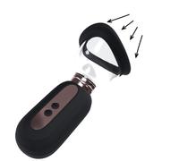 Pumped by Shots - Deslumbrante - Vulva recargable y extractor de leche - Negro
