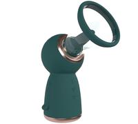 Pumped by Shots - Exquisito - Vulva recargable y extractor de leche - Verde bosque